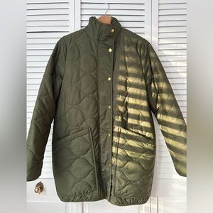 Quince Green Quilted Jacket